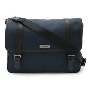 BURBERRY BLACK LABEL Check Crossbody Bag Navy Blue